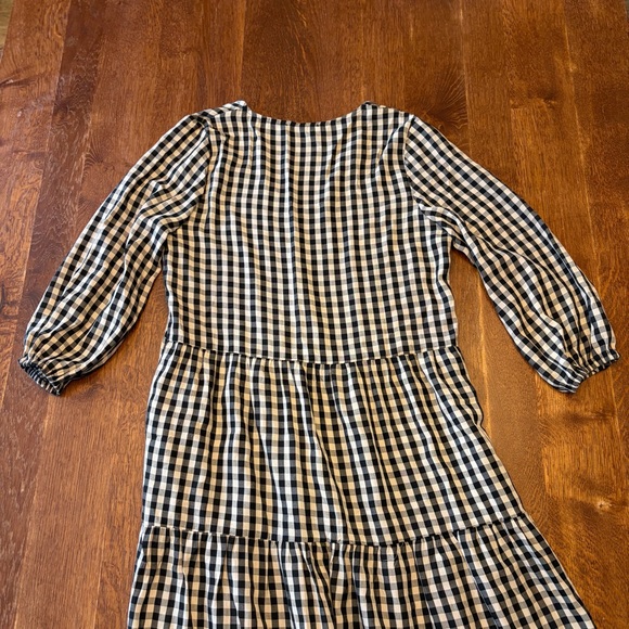 Petal & Pup Black and Cream Gingham Dress - Picture 3 of 5
